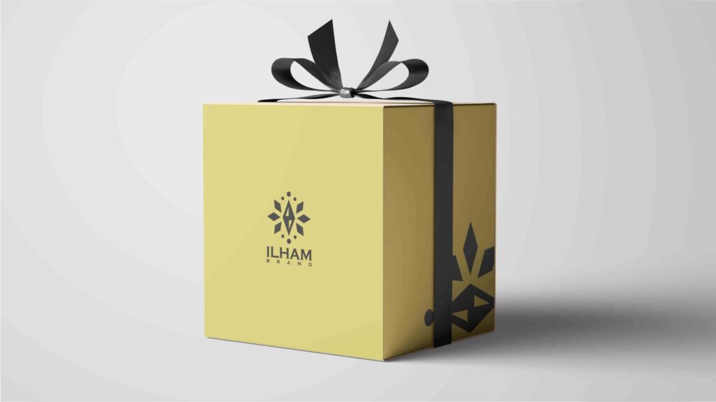 جعبه با چاپ